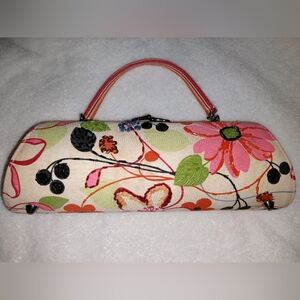 Far Nine Floral Cylindrical Handbag